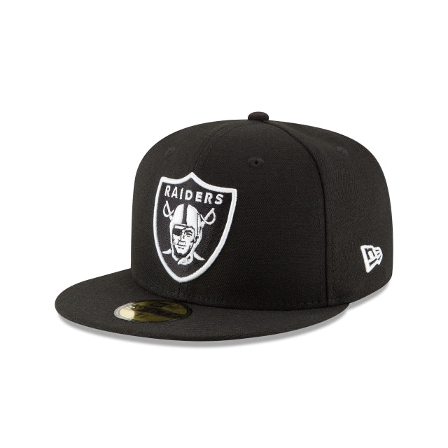 Las Vegas Raiders Fitted New Era 59FIFTY NL Logo Black Hat Cap