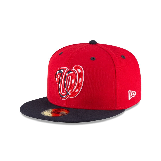 Washington Nationals MLB New Era 59Fifty Fitted Performance Hat