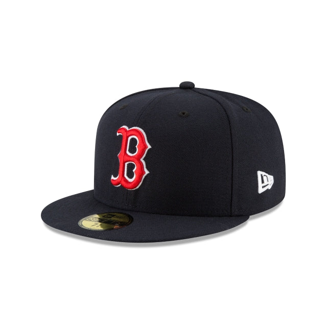 BOSTON RED SOX 90TH ANNIVERSARY JET BLACK RADIANT RED NEW ERA FITTED –  SHIPPING DEPT