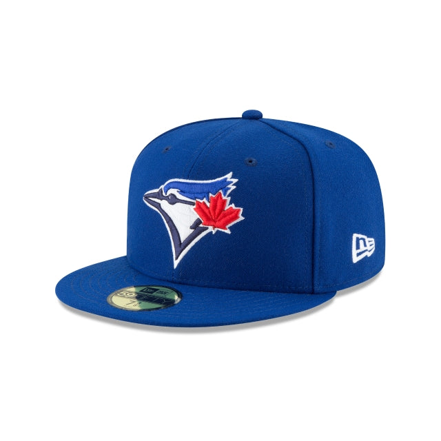 Official New Era Letterman Toronto Blue Jays Blue 59FIFTY Fitted