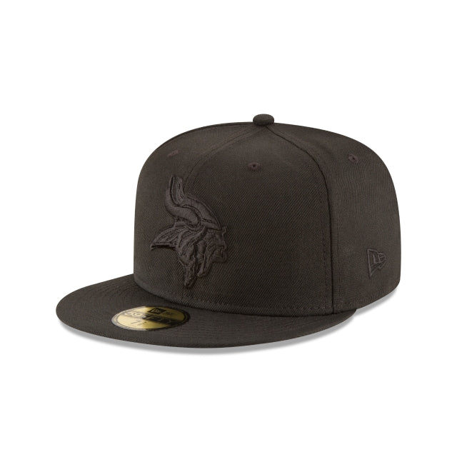 Minnesota Vikings New Era 9Fifty 2021 Draft Black/Gray Fitted Hat