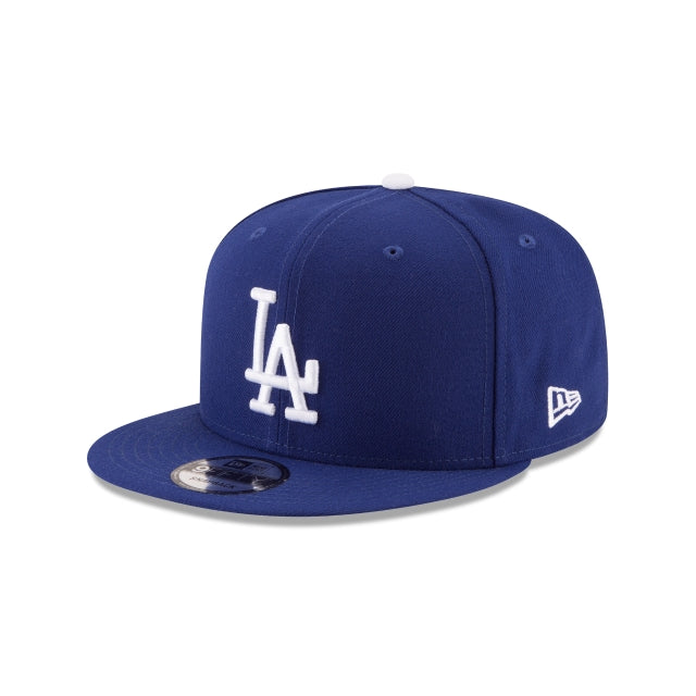 Los Angeles Dodgers MLB 9FIFTY Snapback Hat in Beige/Orewood Brown by New Era