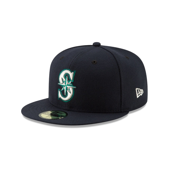 Men's New Era White Seattle Mariners Vice 59FIFTY Fitted Hat