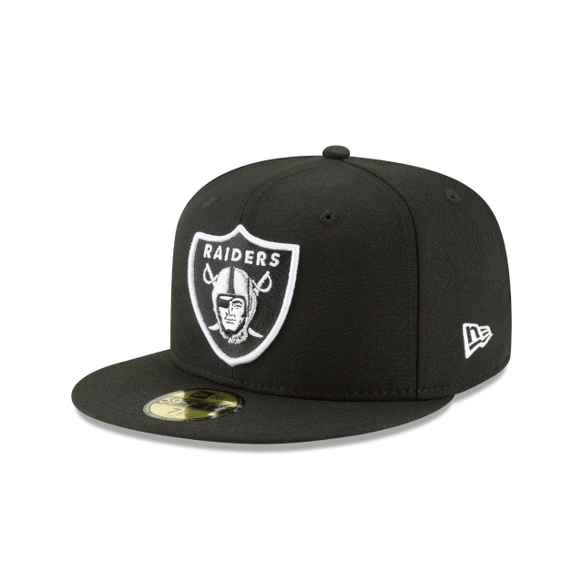 Las Vegas Raiders New Era Omaha 59FIFTY Fitted Hat - Black