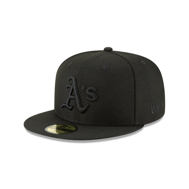 Oakland Athletics Blackout Basic 59FIFTY Fitted Hat – New Era Cap