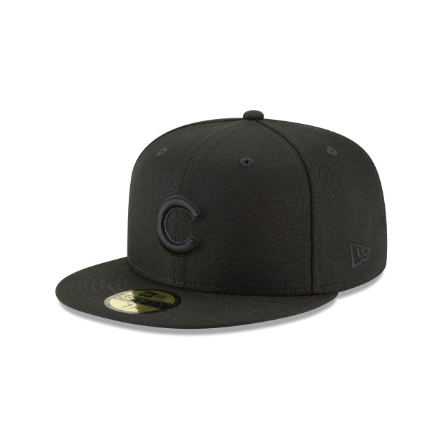 Shop New Era 59Fifty Chicago Cubs Fitted Hat 70693655 black
