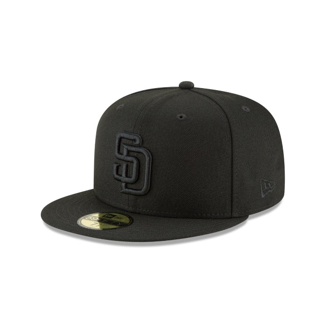 San Diego Padres Blackout Basic 59FIFTY Fitted – New Era Cap