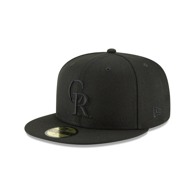 Colorado Rockies New Era Primary Logo Basic 59FIFTY Fitted Hat - Black