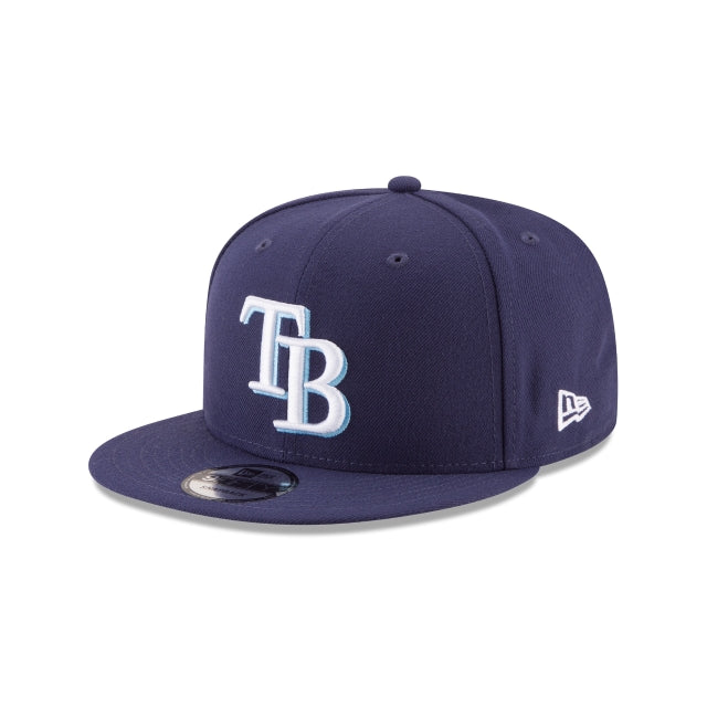 New Era Tampa Bay Rays Team Color 9FIFTY Adjustable Hat Blue