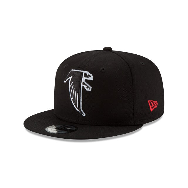 Atlanta Falcons New Era Retro 9FIFTY Snapback Hat - White/Black