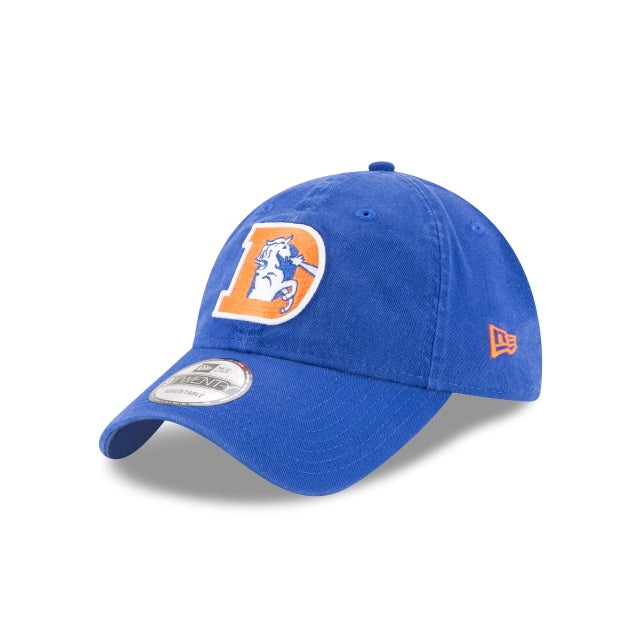 Men's Denver Broncos New Era White Logo Core Classic 9TWENTY Adjustable Hat