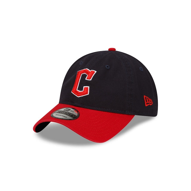 Cleveland Indians New Era Baseball Cap Hat Navy Blue Red Bill Adjustable MLB