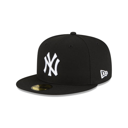 New York Yankees Black and White Basic 59FIFTY Fitted Hat