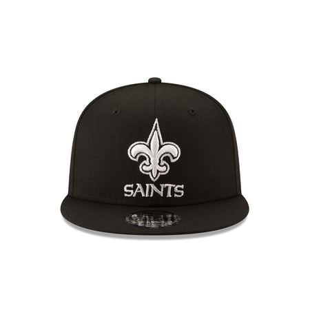 New Orleans Saints Basic Black & White 9FIFTY Snapback Hat