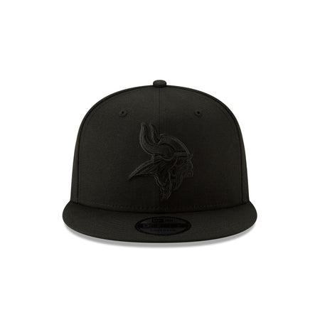 Minnesota Vikings 2024 Basic Black on Black 9FIFTY Snapback Hat