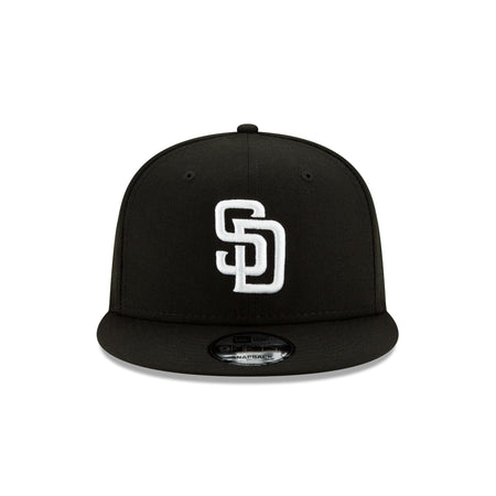 San Diego Padres Basic Black 9FIFTY Snapback Hat