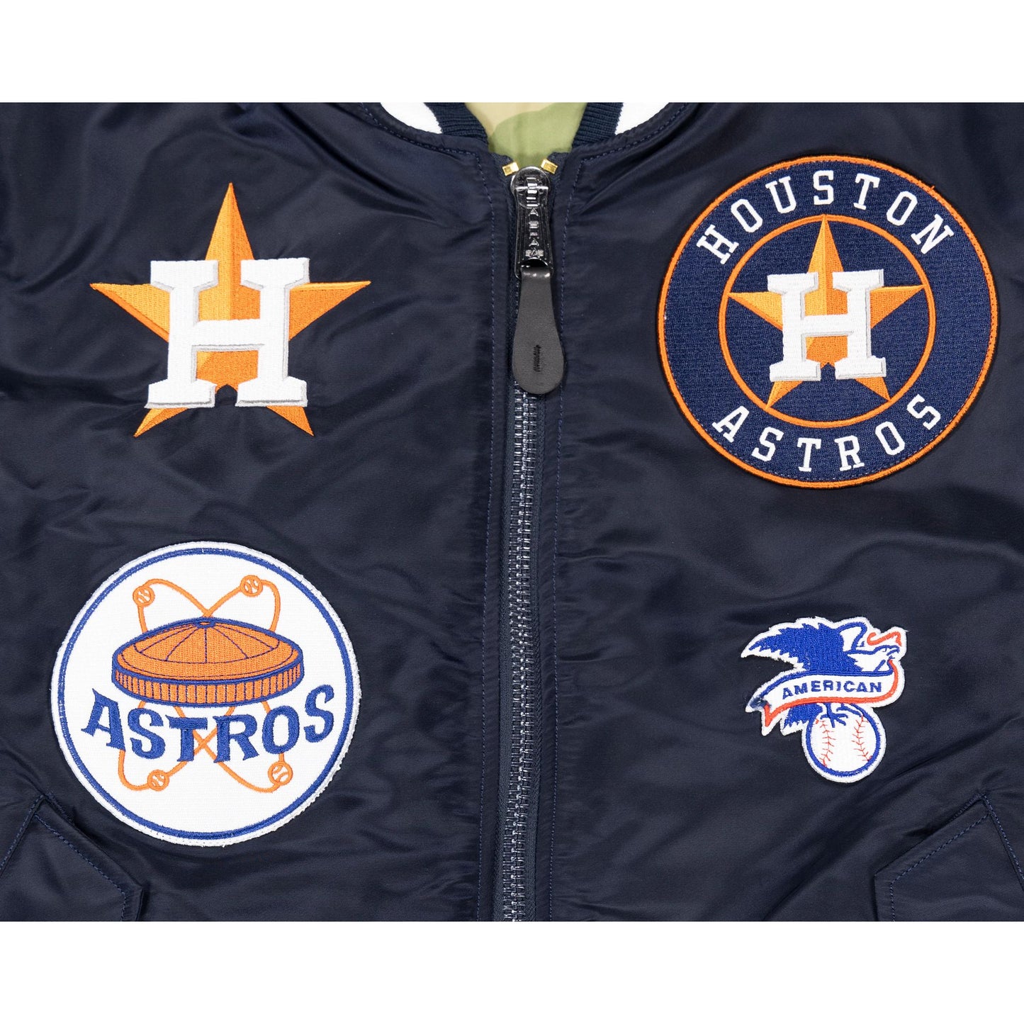 Alpha Industries X Houston Astros MA-1 Bomber Jacket – New Era Cap