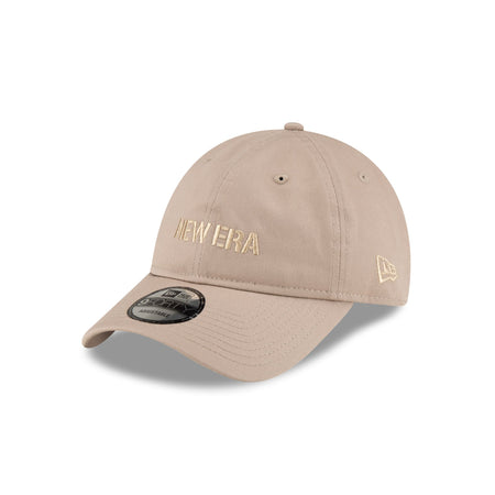 New Era Cap Metal Buckle Tan 9FORTY Unstructured Adjustable Hat