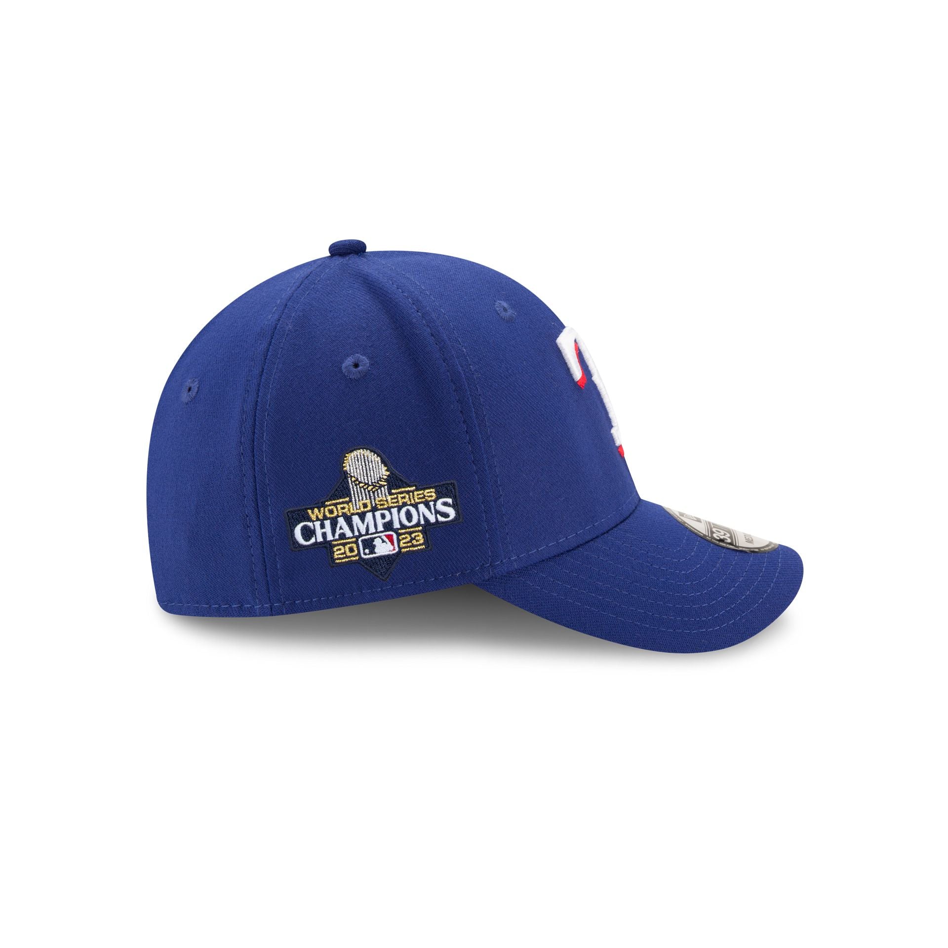 Royal Blue Texas Rangers Red Bottom 50th Anniversary Side Patch New Era 9FIFTY Snapback