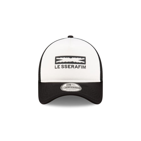 Le Sserafim Black 9FORTY A-Frame Trucker Hat