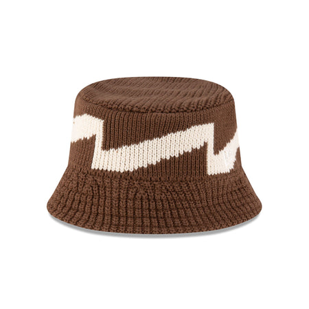 New Era Cap Knit Hat Pattern Walnut Bucket Hat