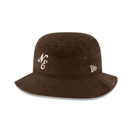 New Era Cap Corduroy Classic Walnut Bucket Hat