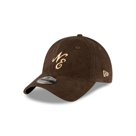 New Era Cap Corduroy Classic Walnut 9TWENTY Adjustable Hat