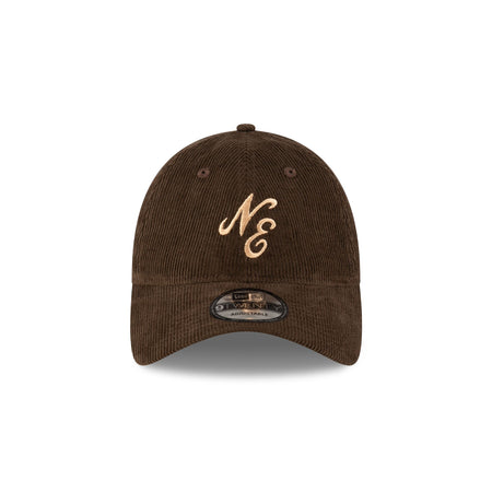 New Era Cap Corduroy Classic Walnut 9TWENTY Adjustable Hat