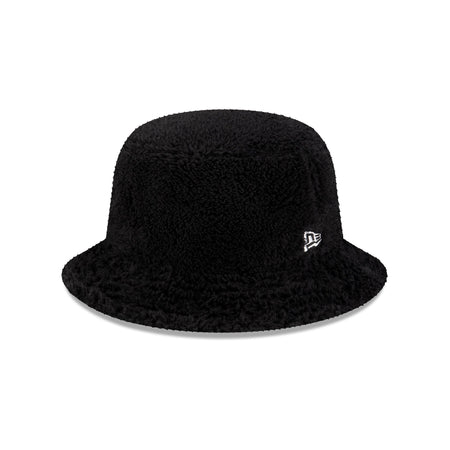 New Era Cap Fleece Black Bucket Hat