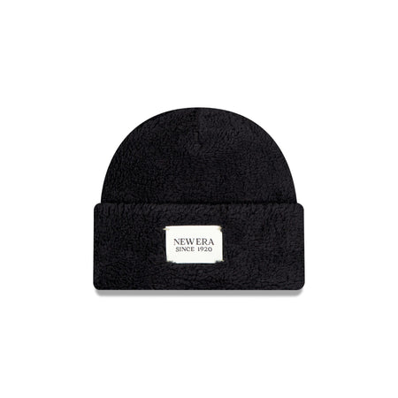 New Era Cap Fleece Black Cuff Knit Hat