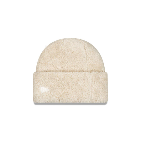 New Era Cap Fleece Light Beige Cuff Knit Hat