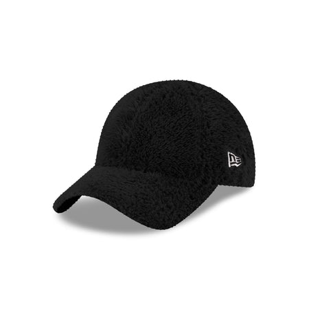 New Era Cap Fleece Black 9TWENTY Adjustable Hat