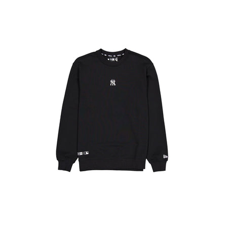 New York Yankees Point Logo Black Crewneck