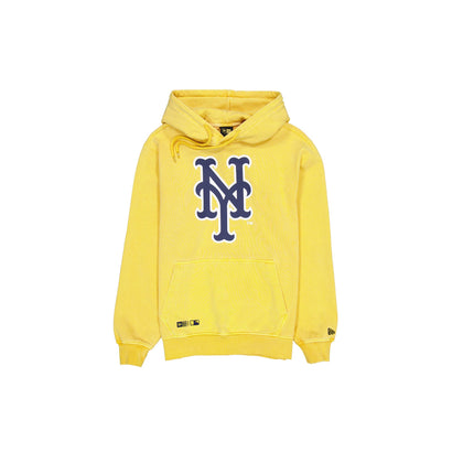 New York Mets Pigment Logo Spicy Mustard Hoodie