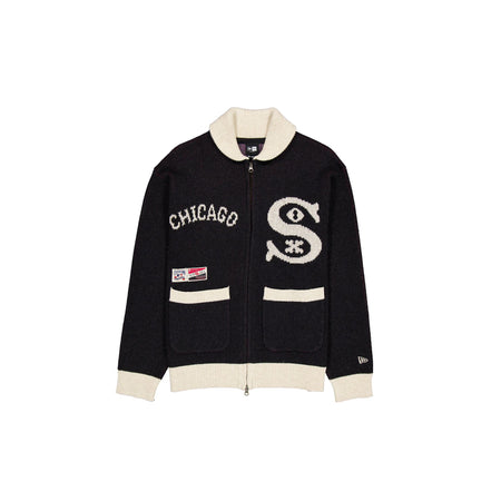 Chicago White Sox Black Cowichan Cardigan