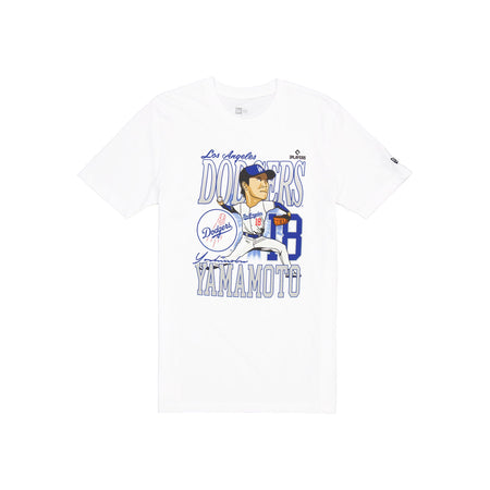 Los Angeles Dodgers Yoshinobu Yamamoto Caricature T-Shirt