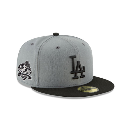 Los Angeles Dodgers World Series Champions Gray 59FIFTY Fitted Hat