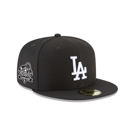 Los Angeles Dodgers World Series Champions Black 59FIFTY Fitted Hat