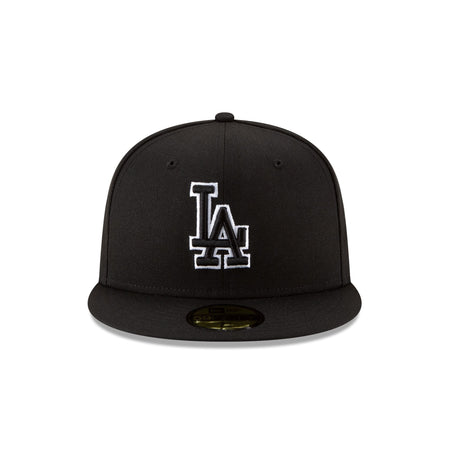 Los Angeles Dodgers World Series Champions Black Outlined 59FIFTY Fitted Hat