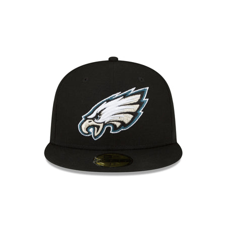 Philadelphia Eagles Super Bowl LIX Participation Side Patch 59FIFTY Fitted Hat