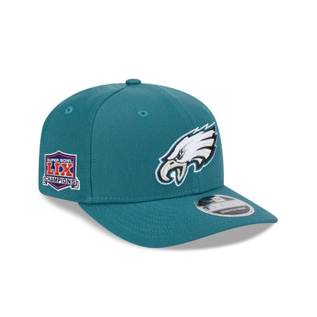 Philadelphia Eagles Super Bowl LIX Champions Side Patch 9SEVENTY Stretch-Snap Hat