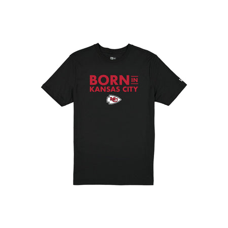 Kansas City Chiefs Born in Kansas City Black T-Shirt