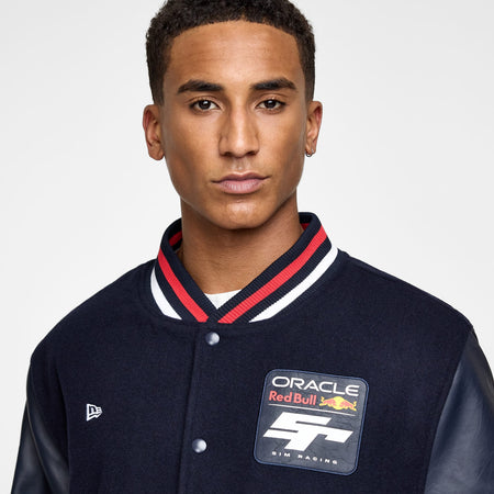 Oracle Red Bull Sim Racing Wool Varsity Jacket