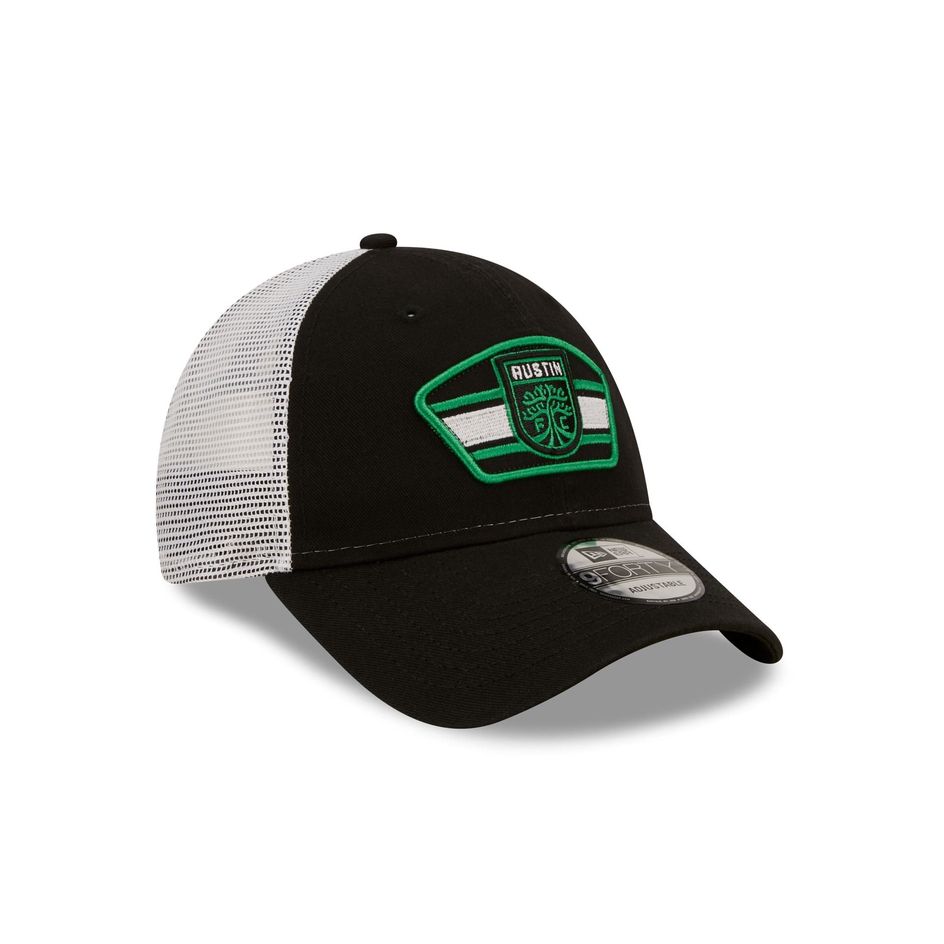 Austin FC Black 9FORTY Trucker Hat