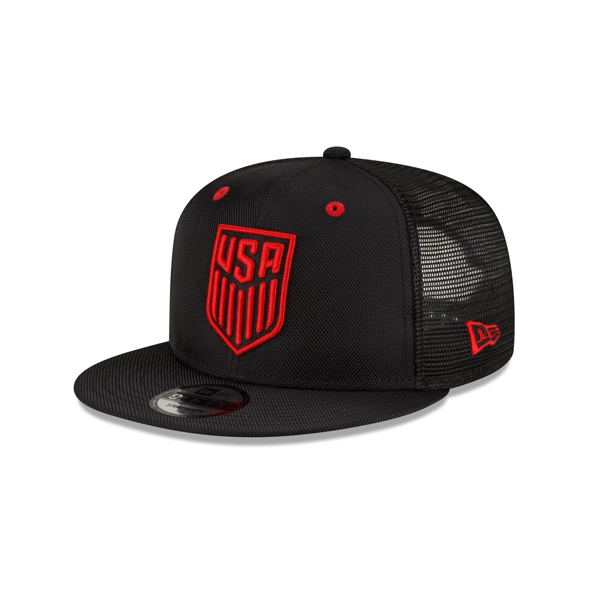 US Soccer Black 9FIFTY Trucker Snapback Hat – New Era Cap