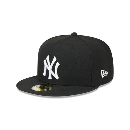 New York Yankees Sidepatch Black 59FIFTY Fitted Hat