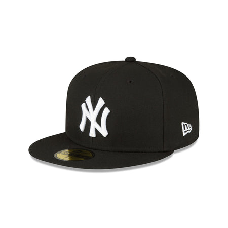 New York Yankees Sidepatch Black 59FIFTY Fitted Hat