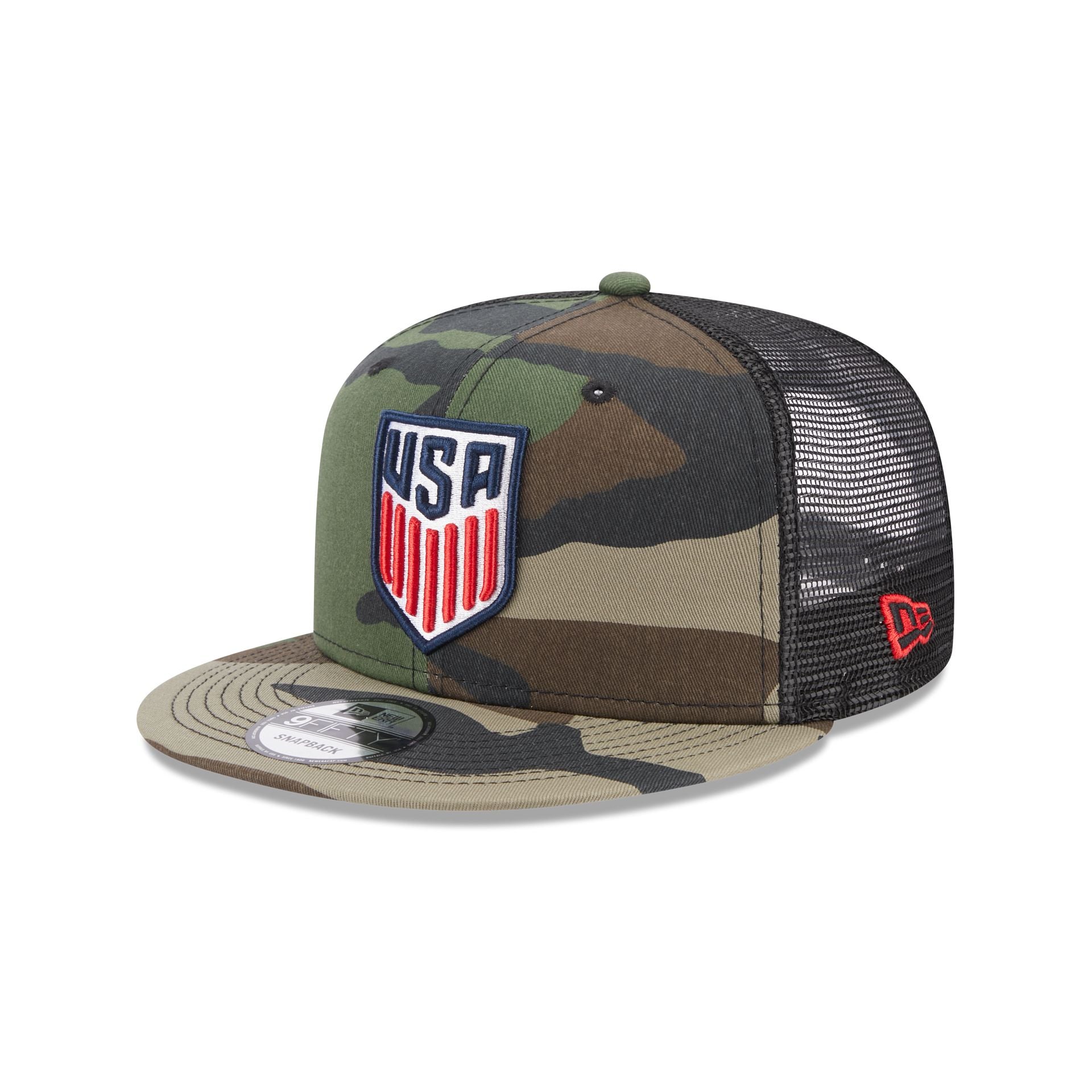 US Soccer Camo 9FIFTY Trucker Snapback Hat – New Era Cap