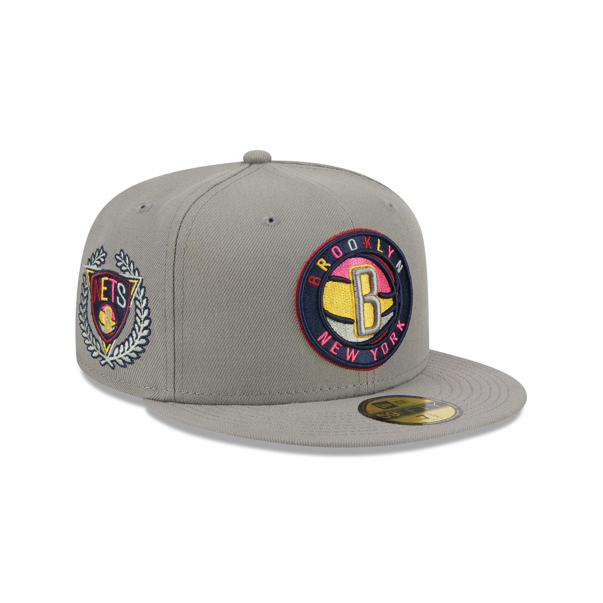 Brooklyn Nets Colorpack Gray 59FIFTY Fitted Hat – New Era Cap