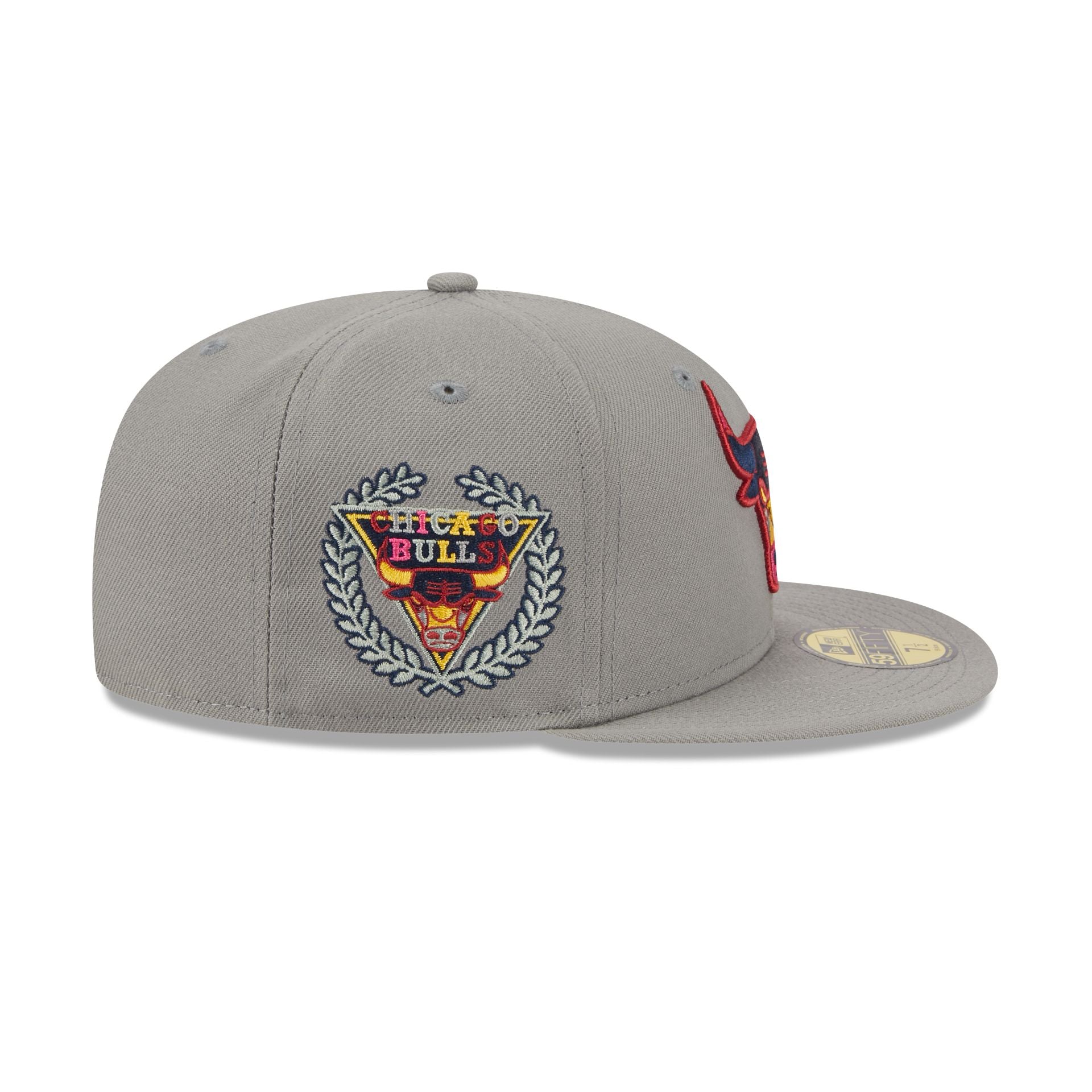 Chicago Bulls Color Pack Gray 59FIFTY Fitted Hat